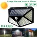 LAMPA DE PERETE SOLARA 114 LED + SENZOR